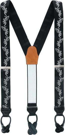 Guardian of Freedom  Dragon Silk Button End  Suspenders