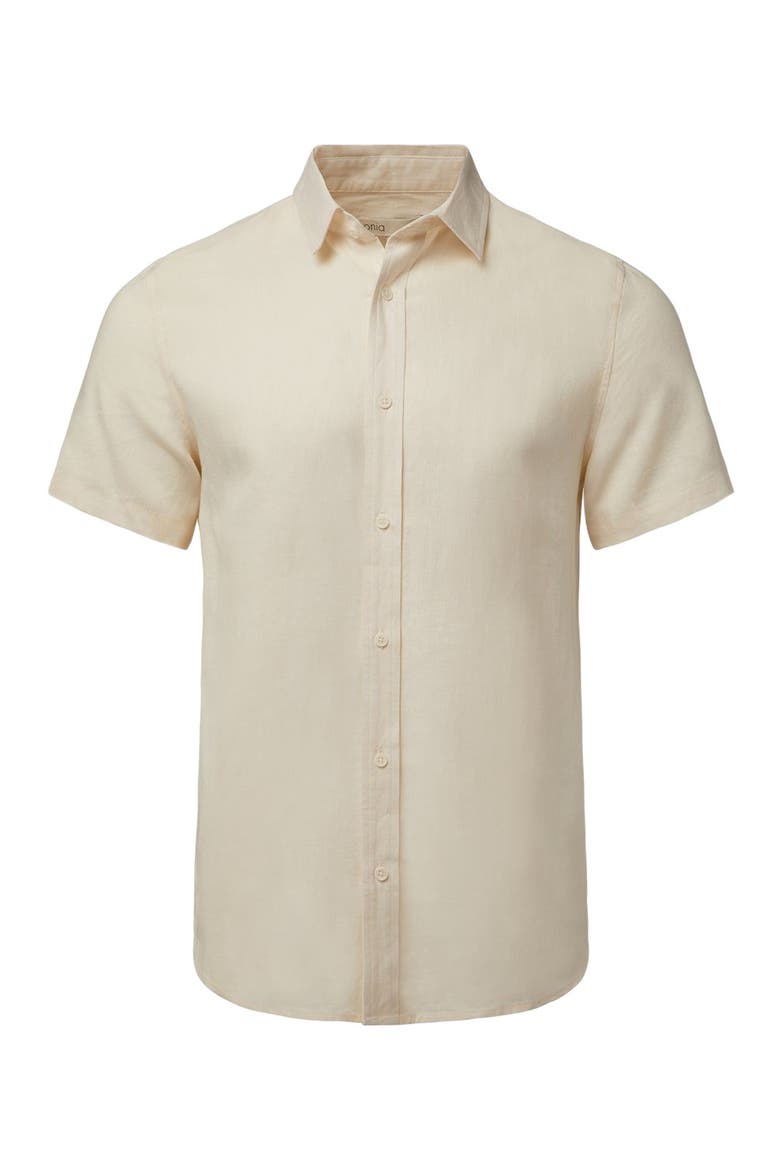 Standard Short Sleeve Linen Shirt, Main, color, OAT
