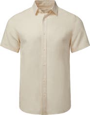 Onia Standard Short Sleeve Linen Shirt