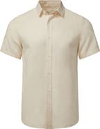 Onia Standard Short Sleeve Linen Shirt