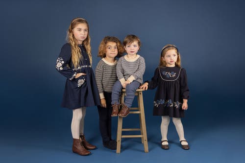 Ely's & Co. Looms Floral Embroidered Collection In Black