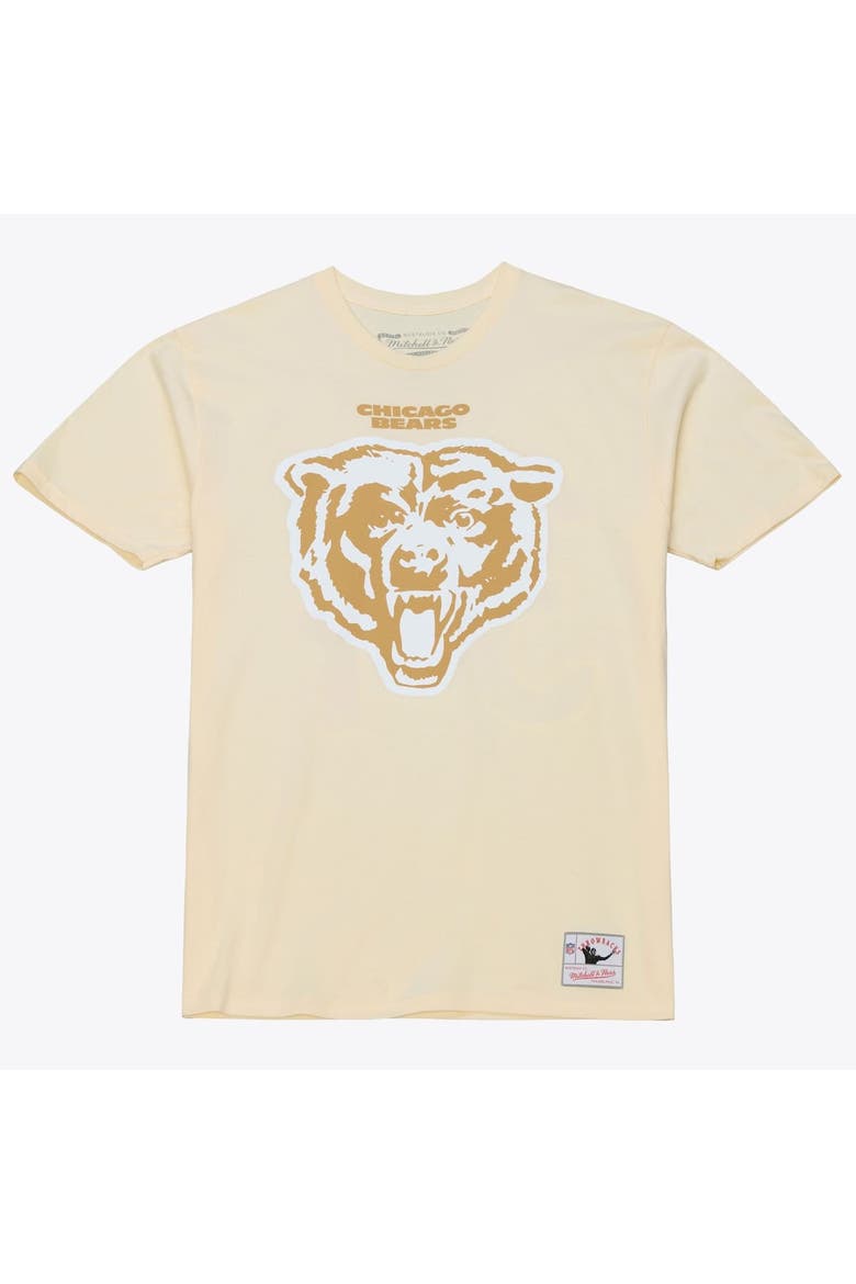 Men's Mitchell & Ness Walter Payton Cream Chicago Bears Sandman Name & Number T-Shirt, Alternate, color, Cream