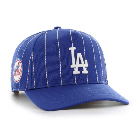 Men's '47 x Rawlings Royal Los Angeles Dodgers Pinstripe Hitch Adjustable Hat
