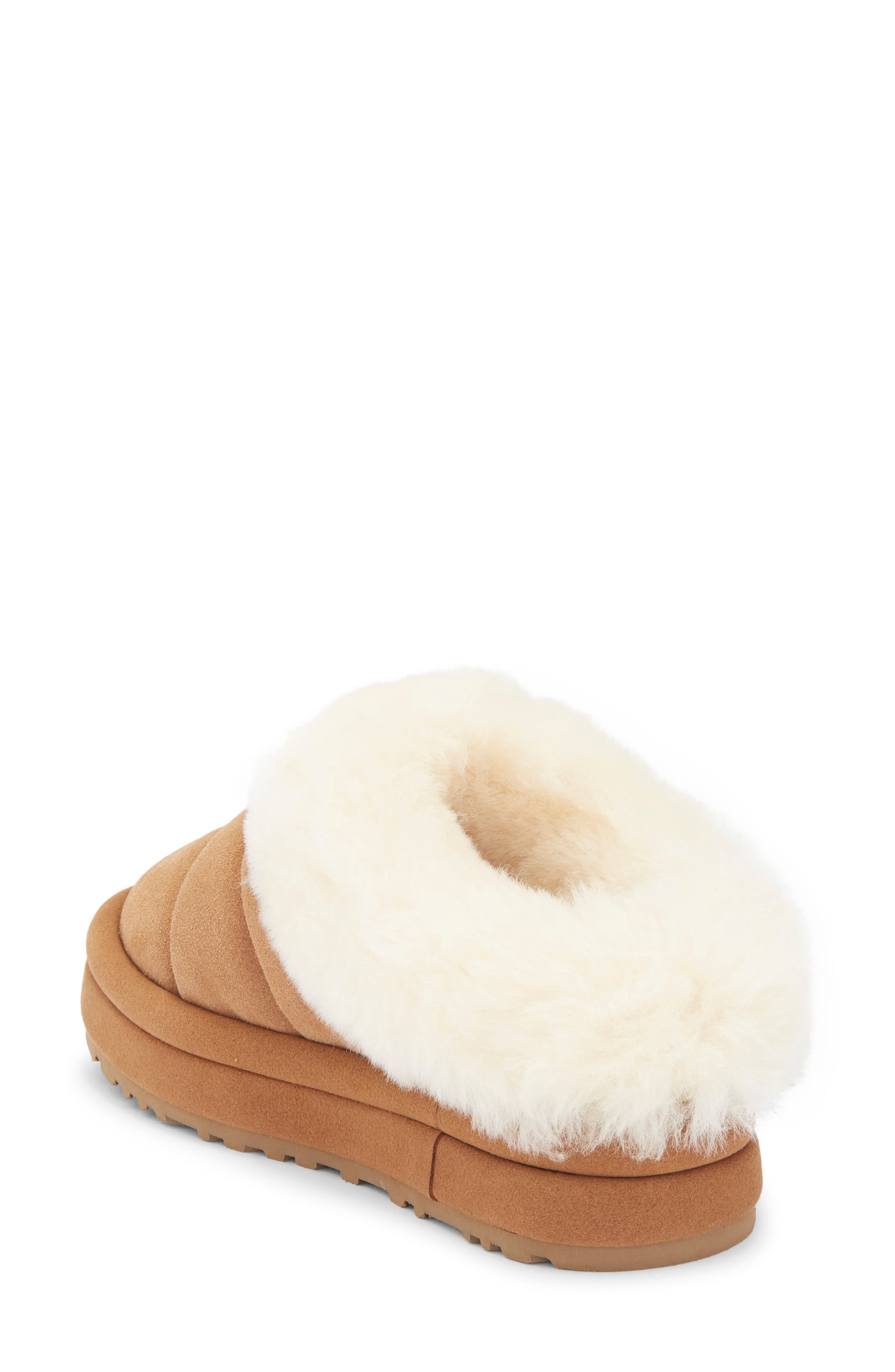 Kids' Tazzlita Faux Fur Clog, Alternate, color, CHESTNUT