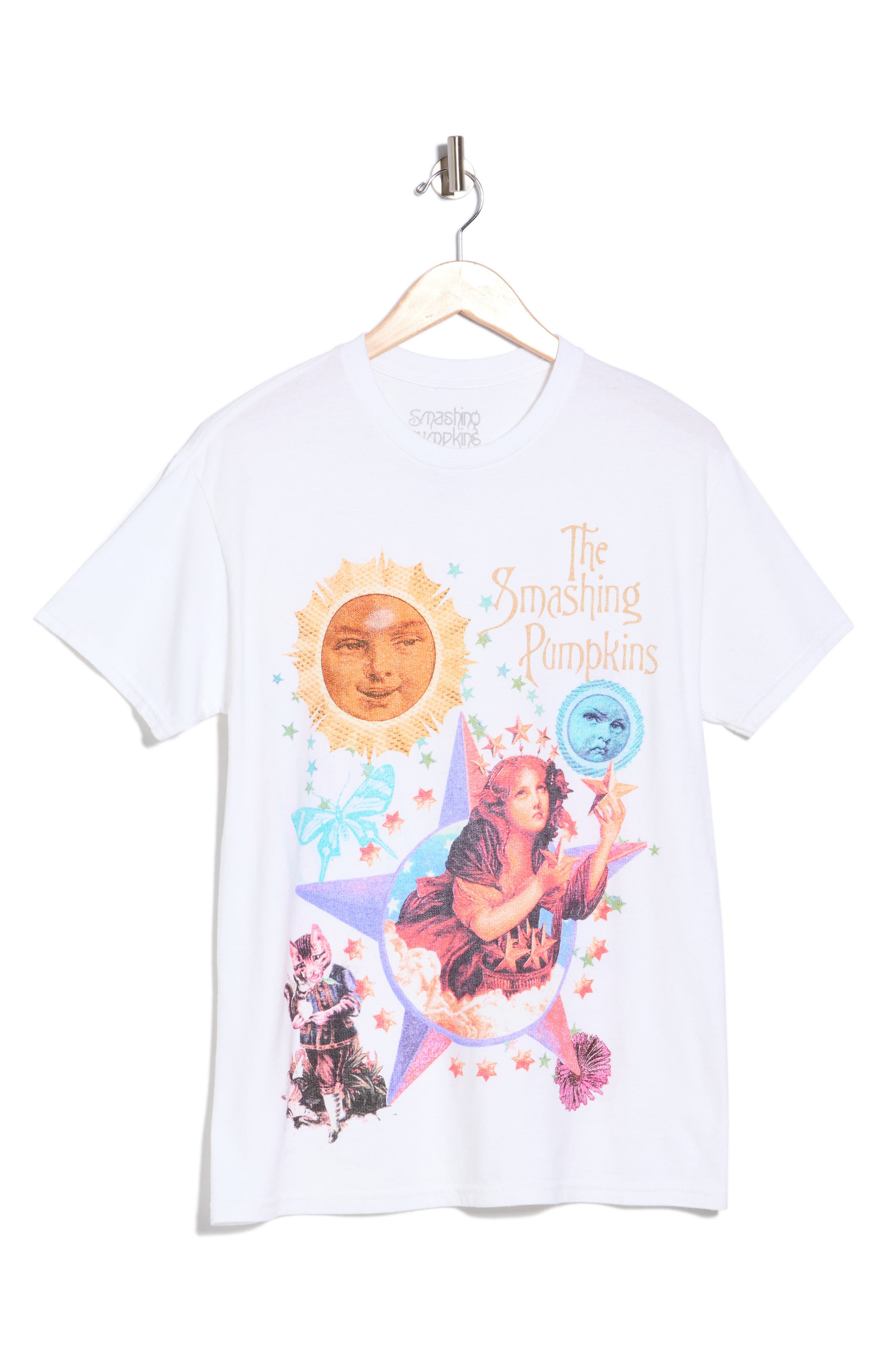 Merch Traffic Smashing Pumpkins Graphic T-shirt In Ivory