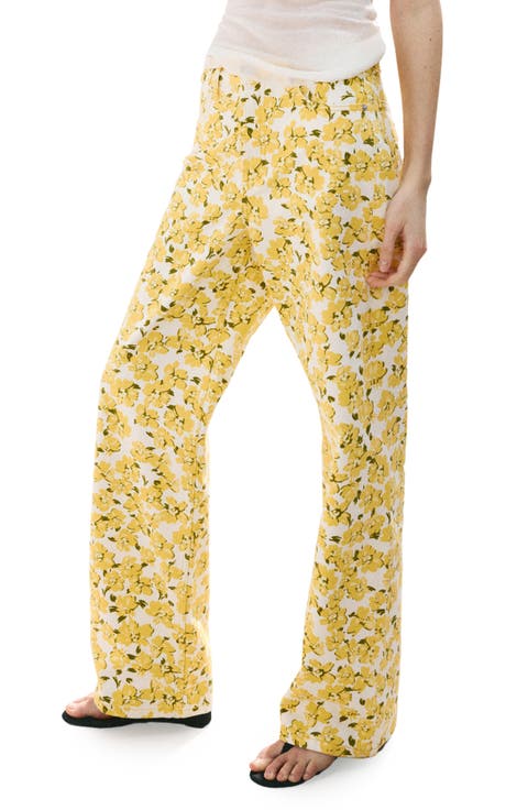 Floral Straight Leg Jeans
