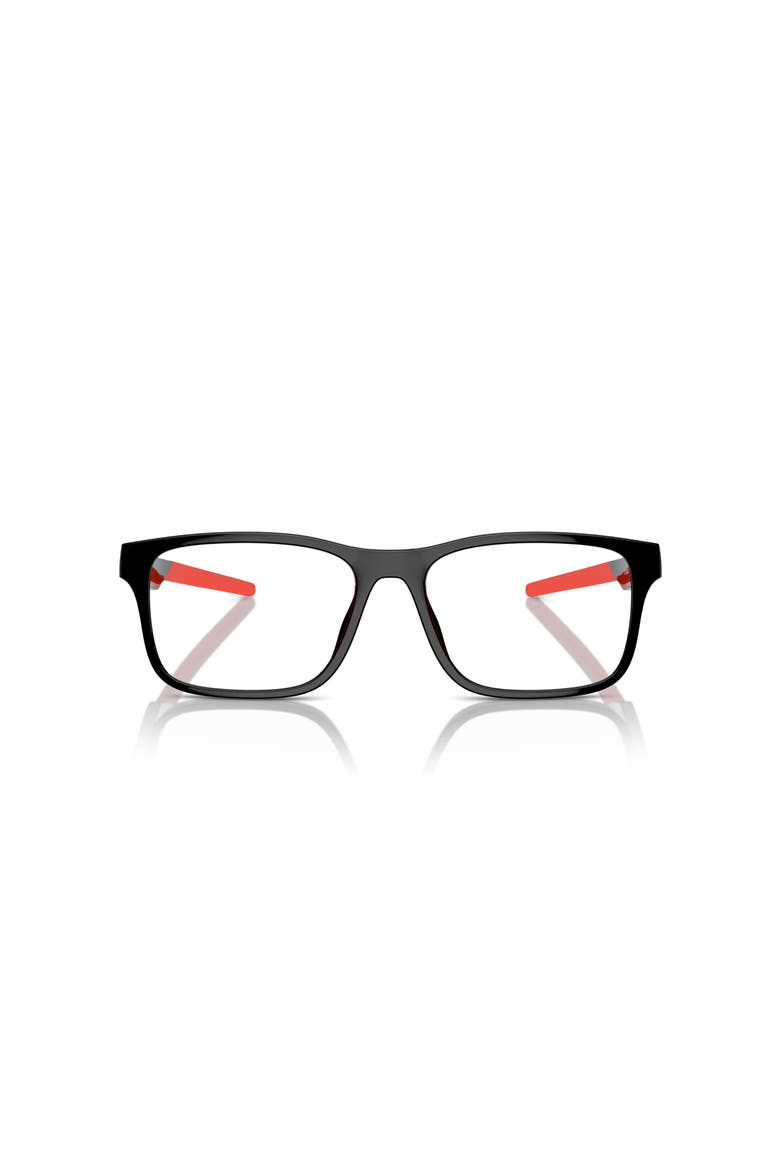 54mm Rectangle optical glasses, Alternate, color, Black