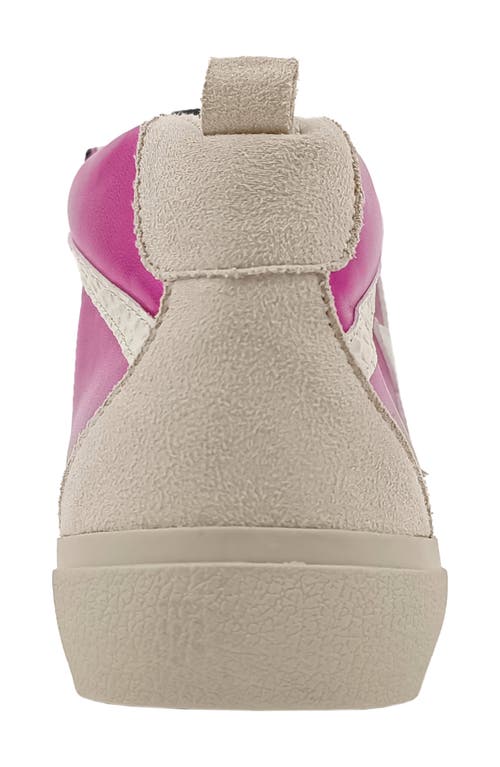Shushop Paulina Low Top Sneaker In Bright Pink
