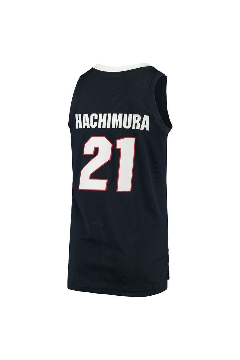 Men's Original Retro Brand Rui Hachimura Navy Gonzaga Bulldogs Alumni Basketball Jersey, Alternate, color, Navy