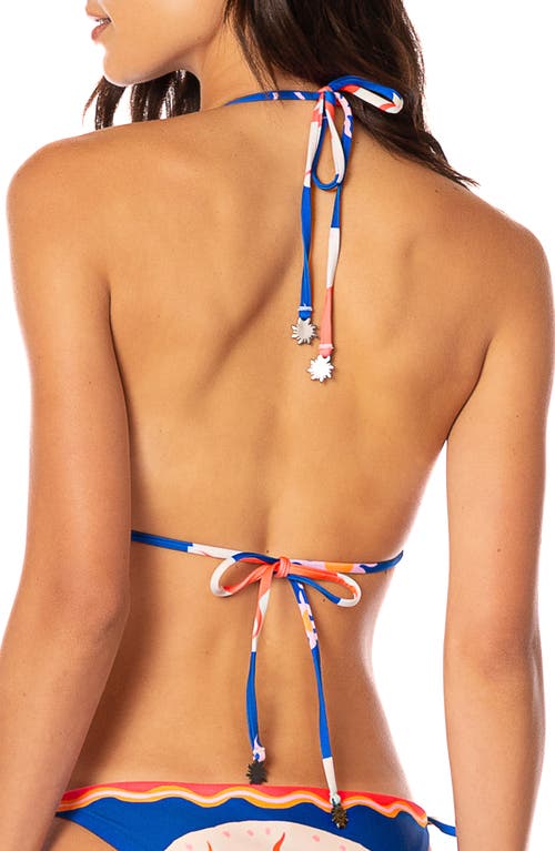 Maaji Sunlit Bloom Balmy Reversible Bikini Top In Multi