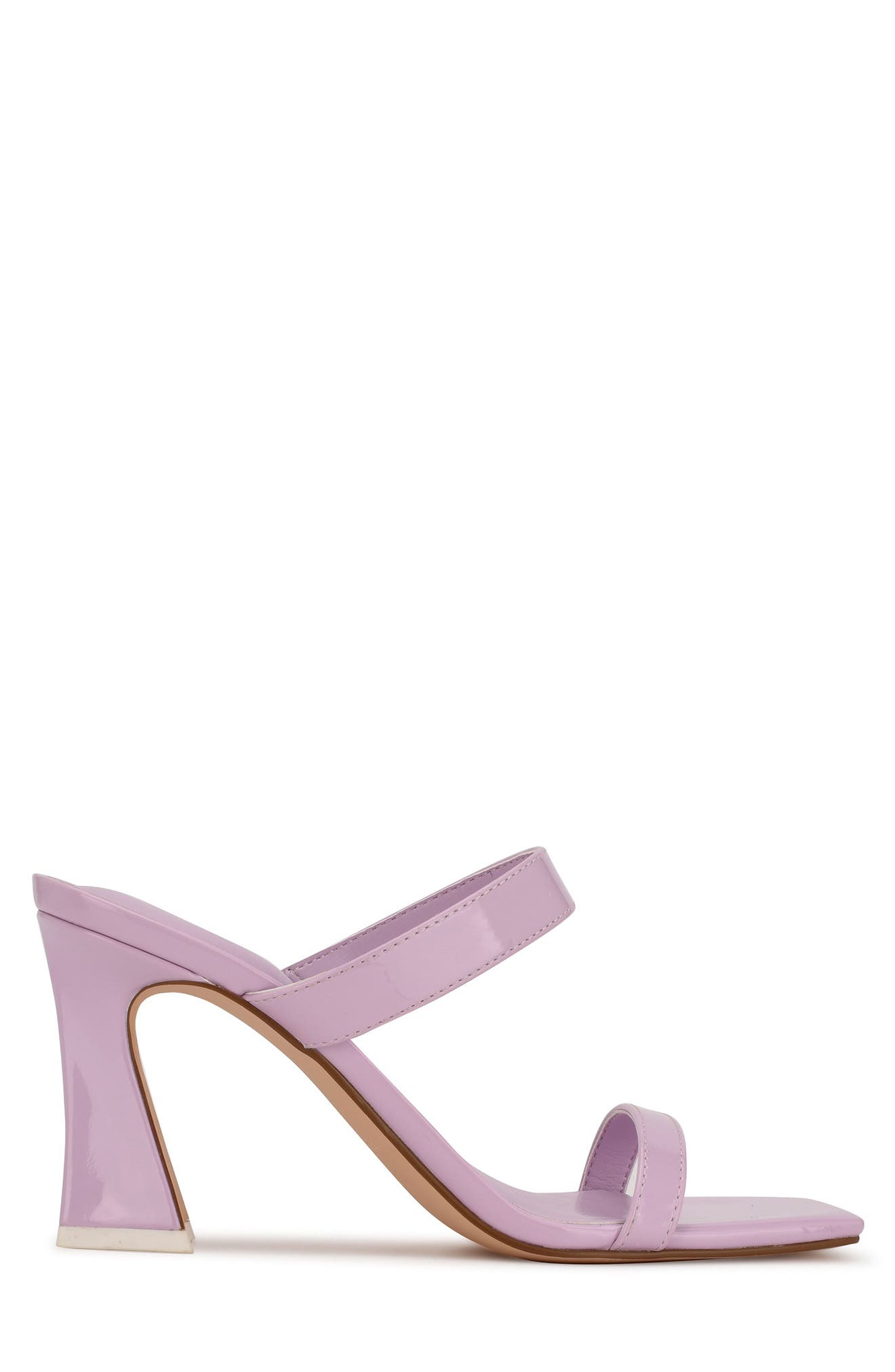 Sleek Heeled Sandal, Alternate, color, PALE LILAC