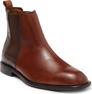 Donald Pliner Croc Embossed Leather Chelsea Boot