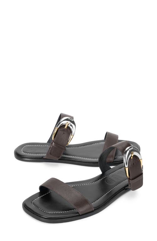 Staud Harlow Slide Sandal In Espresso