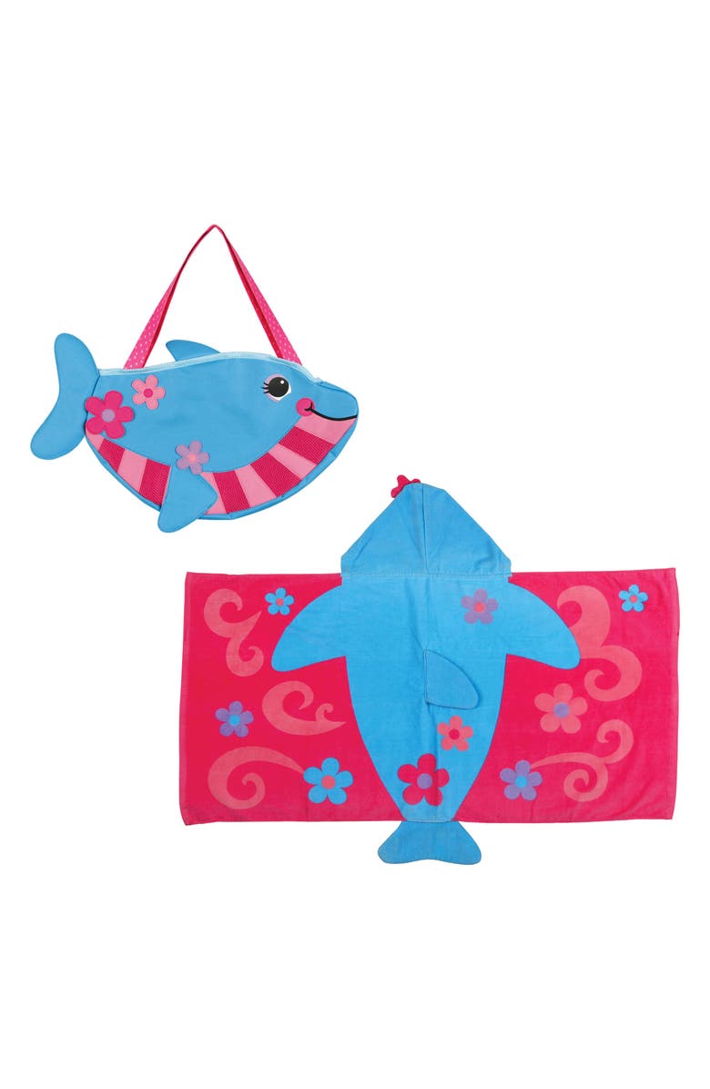 Stephen Joseph Beach Tote, Hooded Towel & Toys, Main, color, 