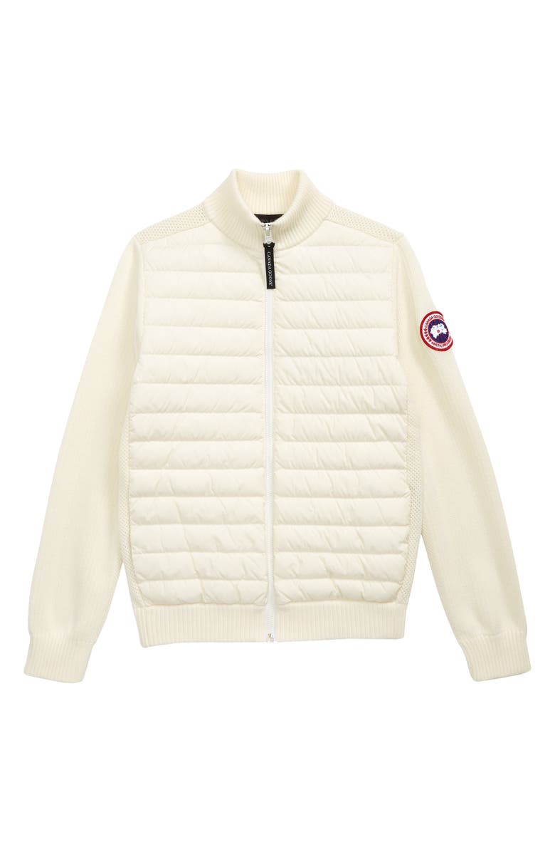 Canada Goose Kids' Hybridge Knit Wool Puffer Jacket, Main, color, 