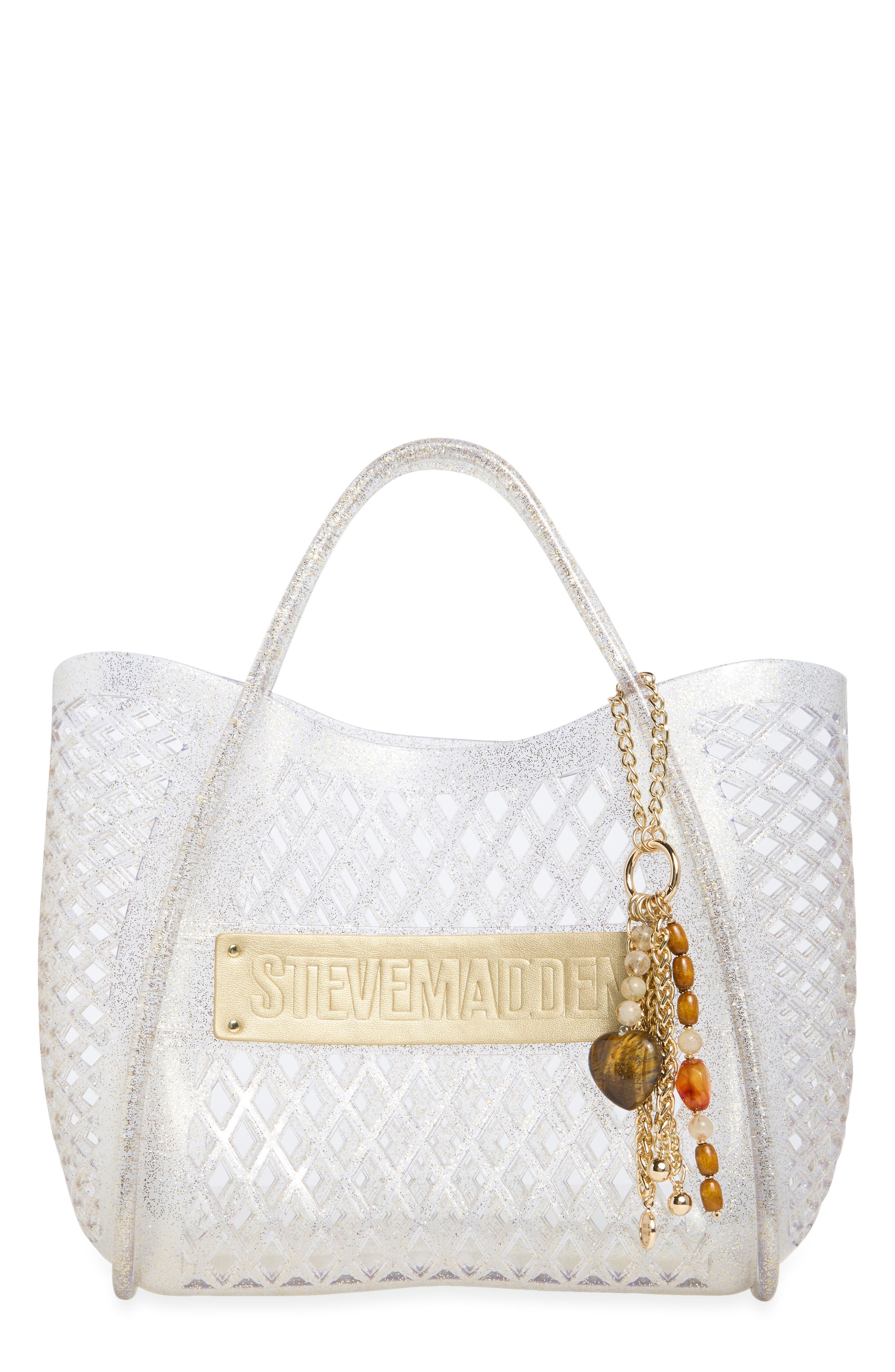 Bjuicyy Jelly Shopper Tote with Pouch