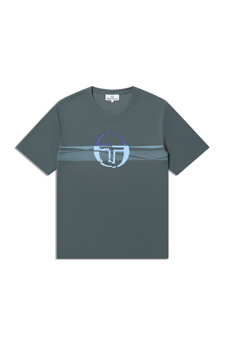 Sergio Tacchini Rotto Fashion T-Shirt, Alternate, color, Mediterranea