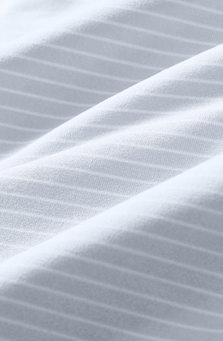 Mizzen+Main Versa Trim Fit Stripe Performance Polo, Alternate, color, Aluminum Alternating Stripe