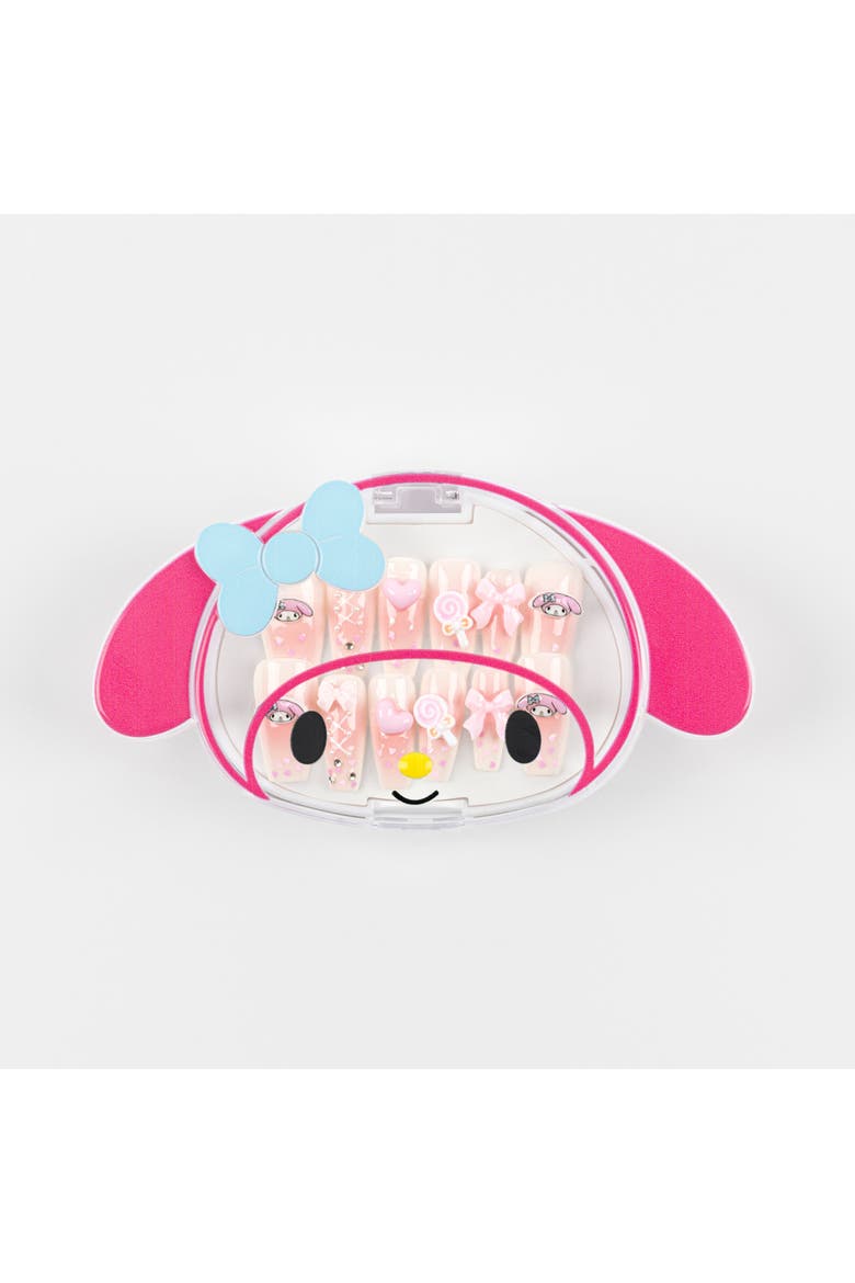 My Melody 3D Luxury Handmade Press-On Nails - 24-Piece Kit, Main, color, Baby Pink