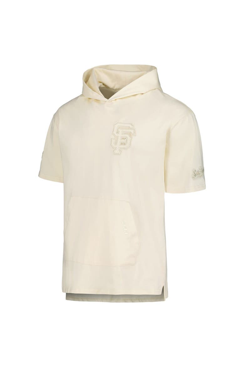 Men's Pro Standard Cream San Francisco Giants Neutral Short Sleeve Hoodie T-Shirt, Alternate, color, Cream