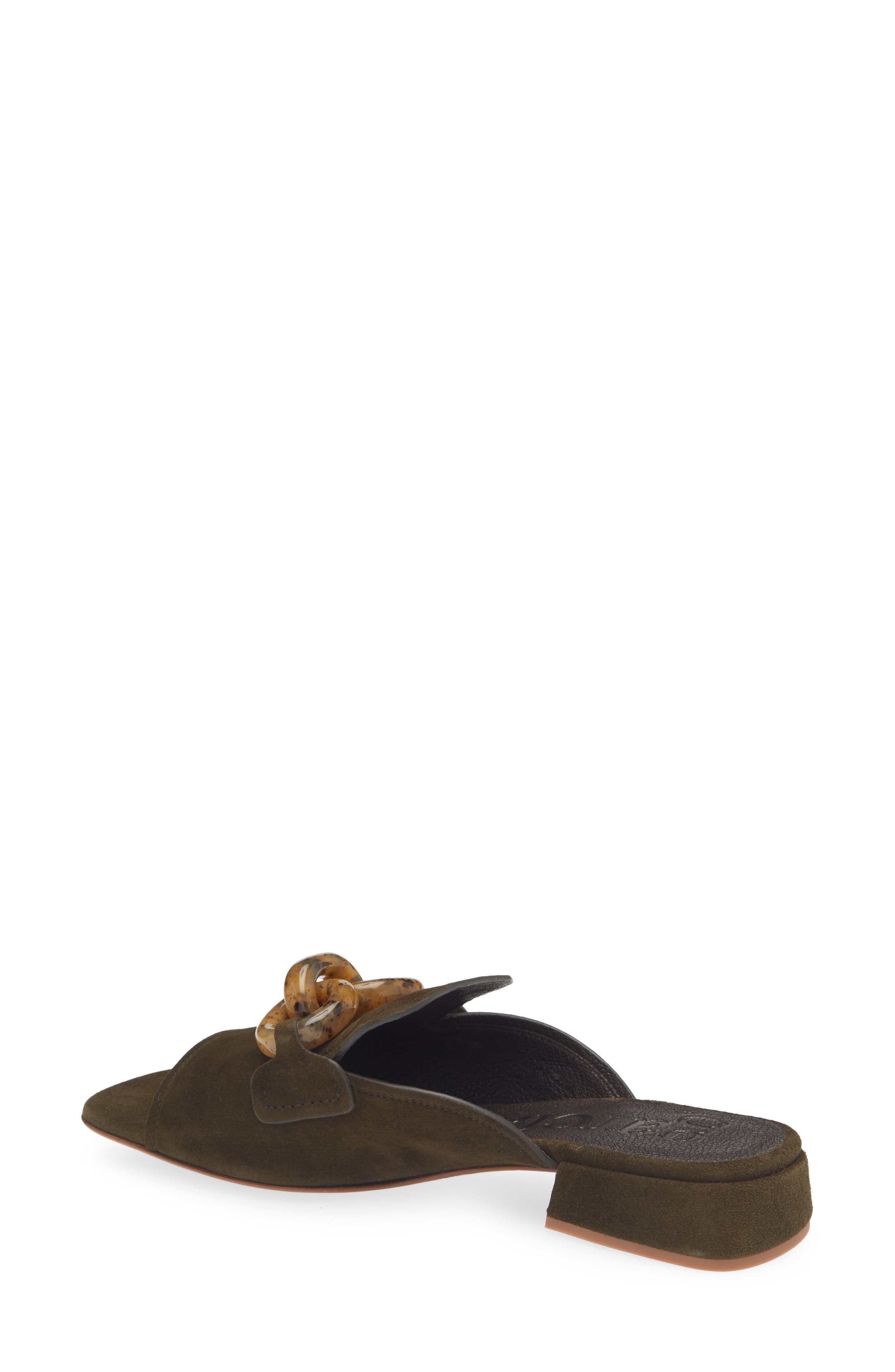 Enna Slide Sandal, Alternate, color, GATOR PLUSH SUEDE-TORTOISE