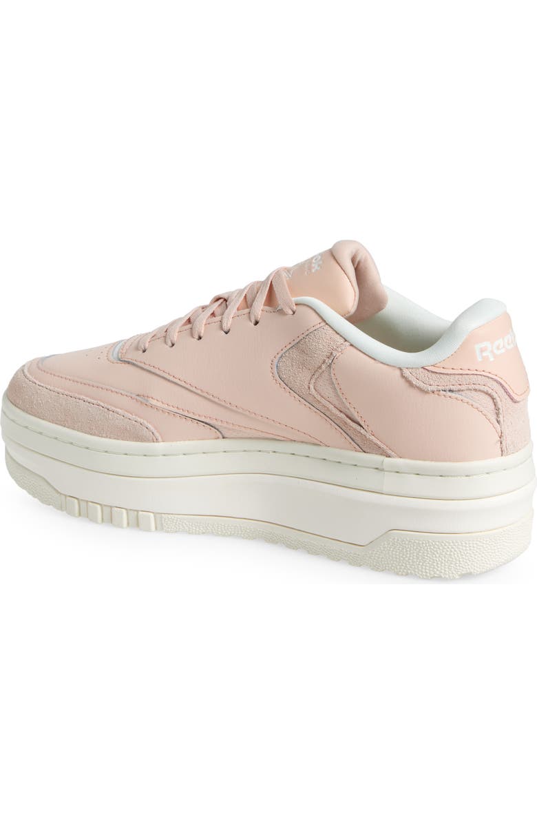Reebok Club C Extra Platform Sneaker, Alternate, color, Peach Chalk Chalk