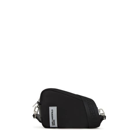 Padded Nylon East-West Crossbody Bag