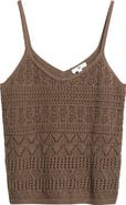 BP. Open Stitch Cotton Tank