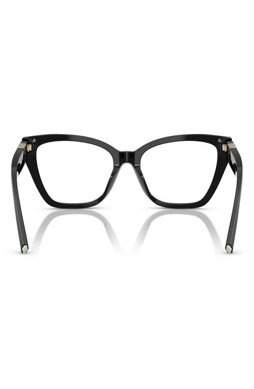 Tiffany & Co . 52mm Cat Eye Optical Glasses In Black