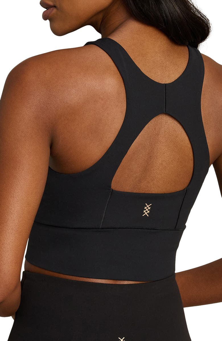 Rhone Revive Scoop Longline Bra, Alternate, color, Pure Black