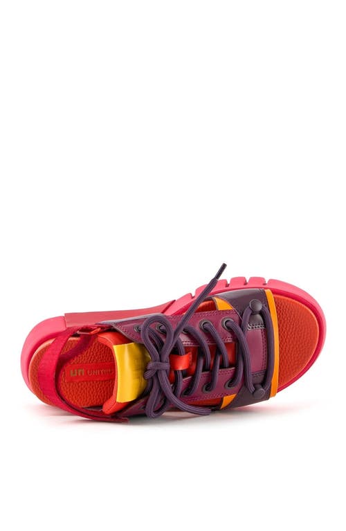 United Nude Delta Sporty Sandals In Red