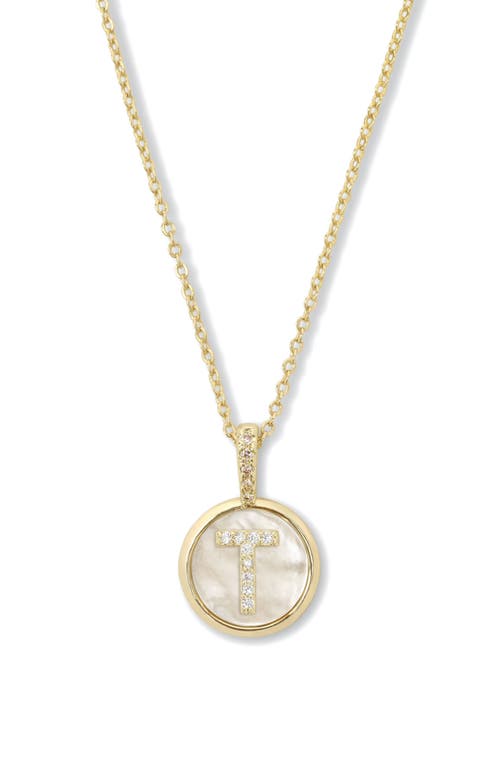 Melinda Maria Baby Love Letters Initial Pendant Necklace In Gold T
