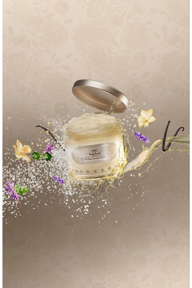 Body Scrub Patchouli Lavender Vanilla, Alternate, color, Patchouli Lavender Vanilla