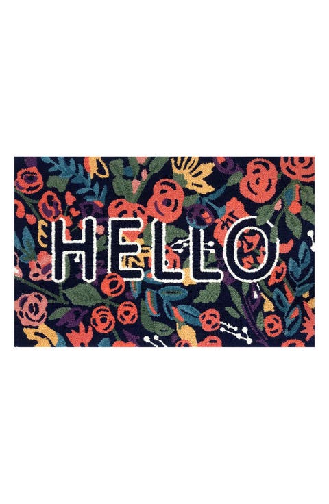 Reba 'Hello' Indoor/Outdoor Doormat