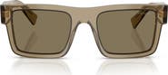Prada 52mm Rectangular Sunglasses