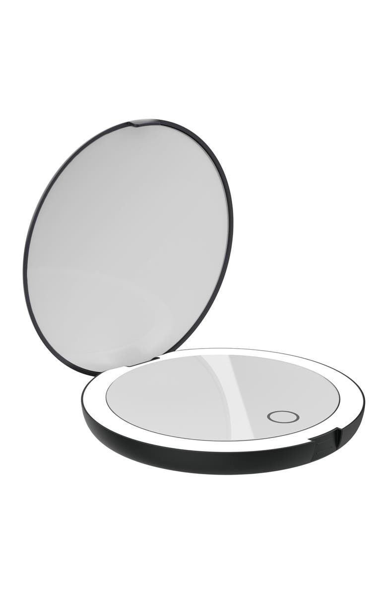 LUNA London COMPACT Mirror, Main, color, Matte Black