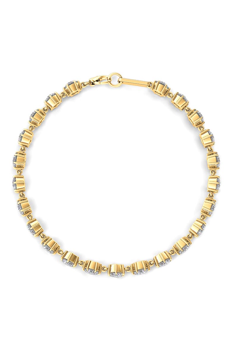 Isabelle Lab Created Diamond Bracelet, Alternate, color, 18K YG