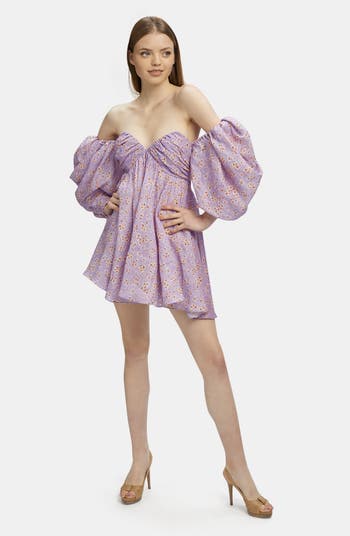 Lani Floral Off the Shoulder Minidress