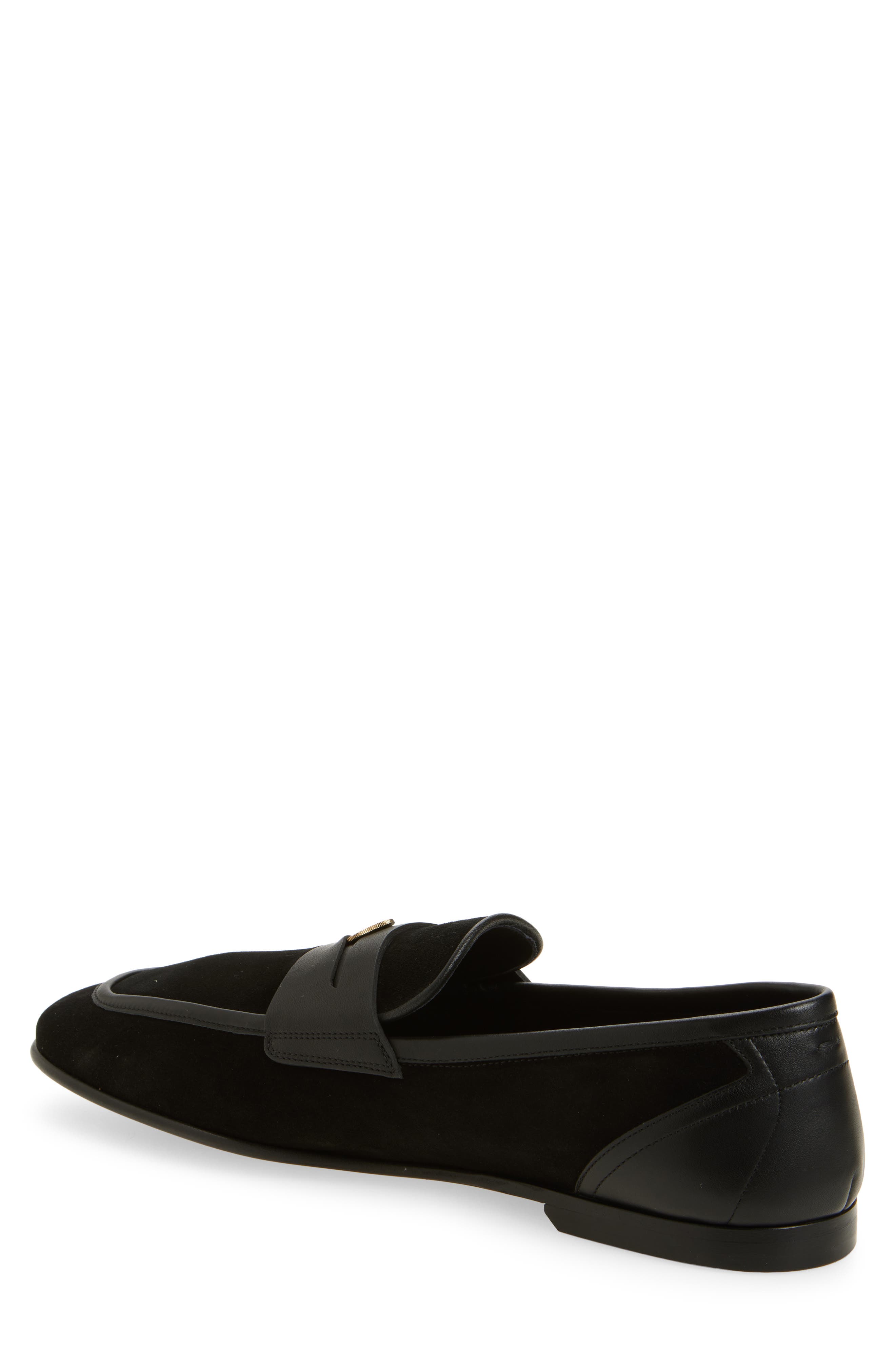 Dolce&Gabbana Ariosto Loafer, Alternate, color, Nero/ Nero
