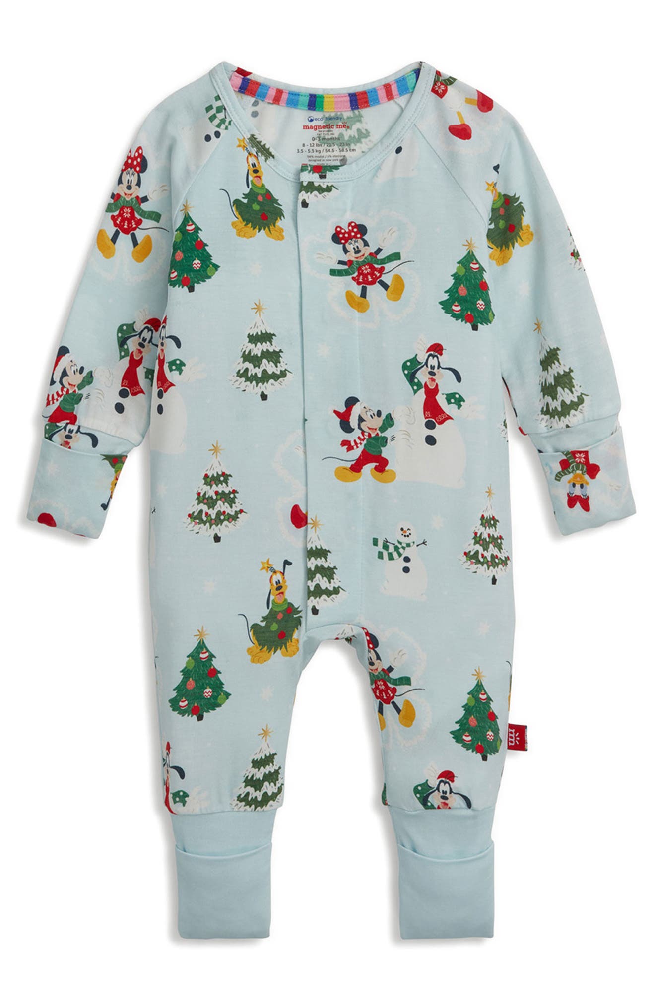 Magnetic Me Disney® Snow Excited Convertible Romper in Blue at Nordstrom, Size 6-9M
