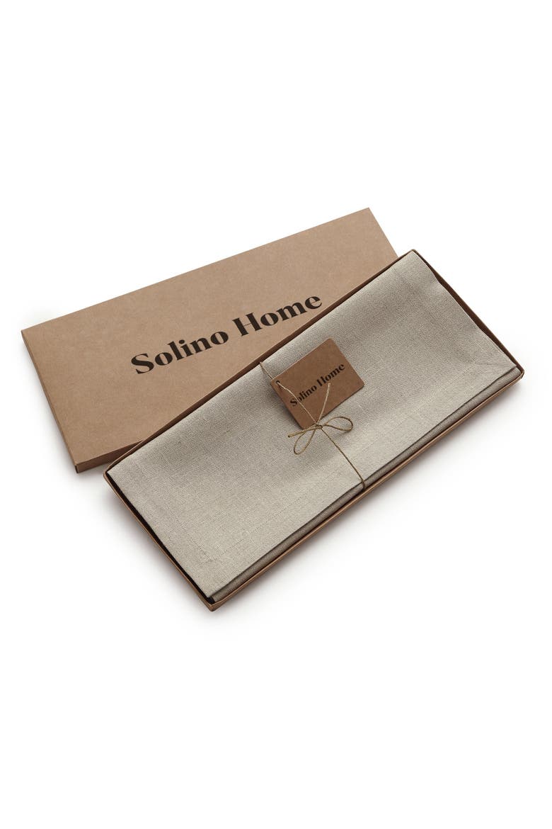 Linen Table Runner - Diana, Alternate, color, Natural