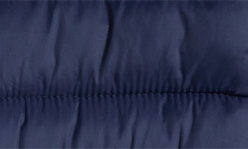 Save The Duck Kids' Dony Short Hooded Puffer Jacket In Blue