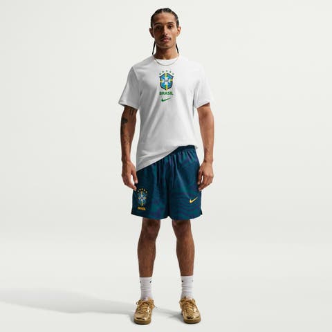 Men's Nike White Brazil National Team Crest T-Shirt
