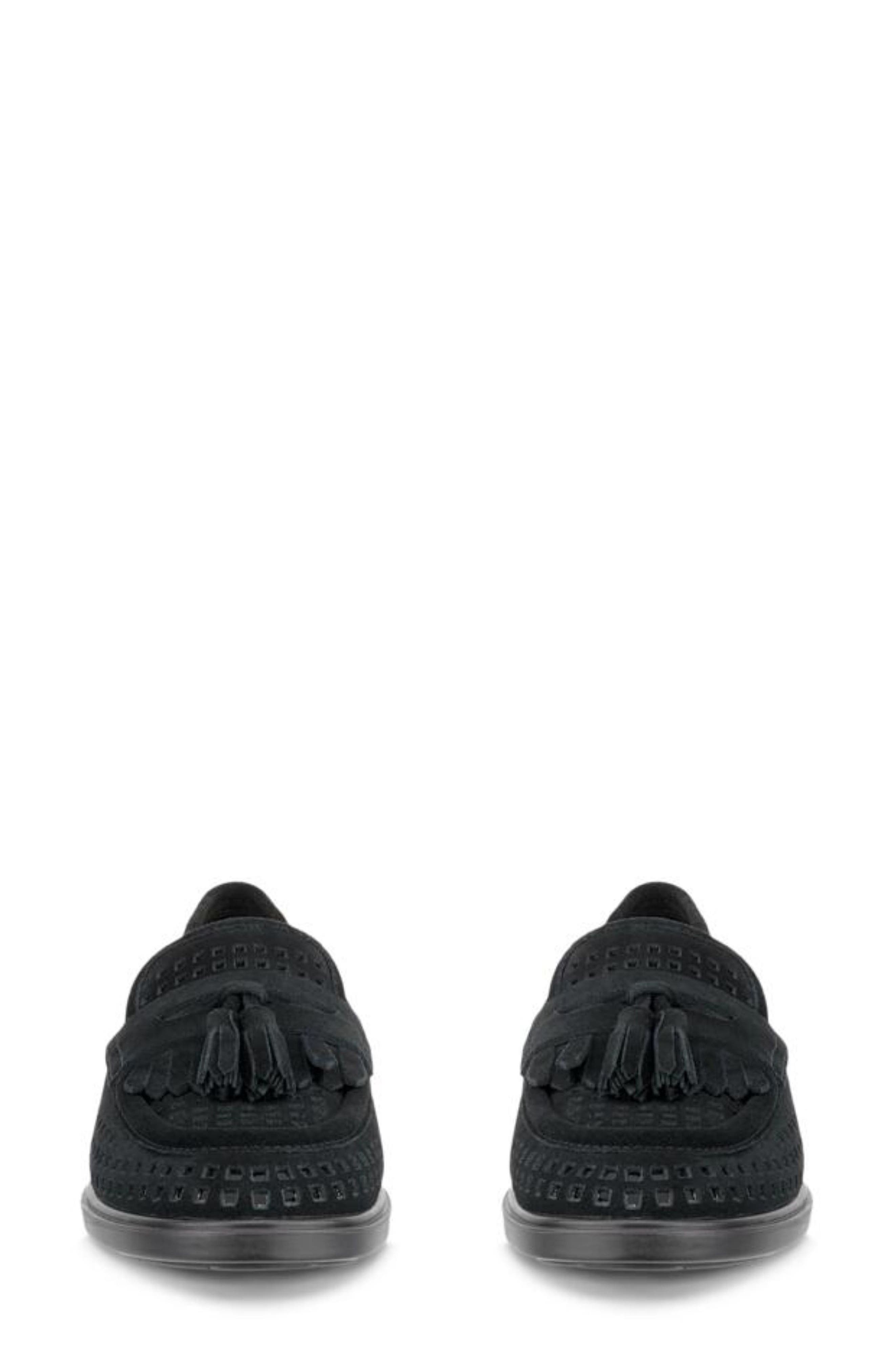 ECCO Classic 15 Tassel Loafer, Alternate, color, Black