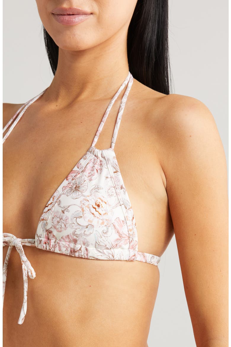 Venecia Floral Strappy Bikini Top, Alternate, color, VENECIA FLORAL