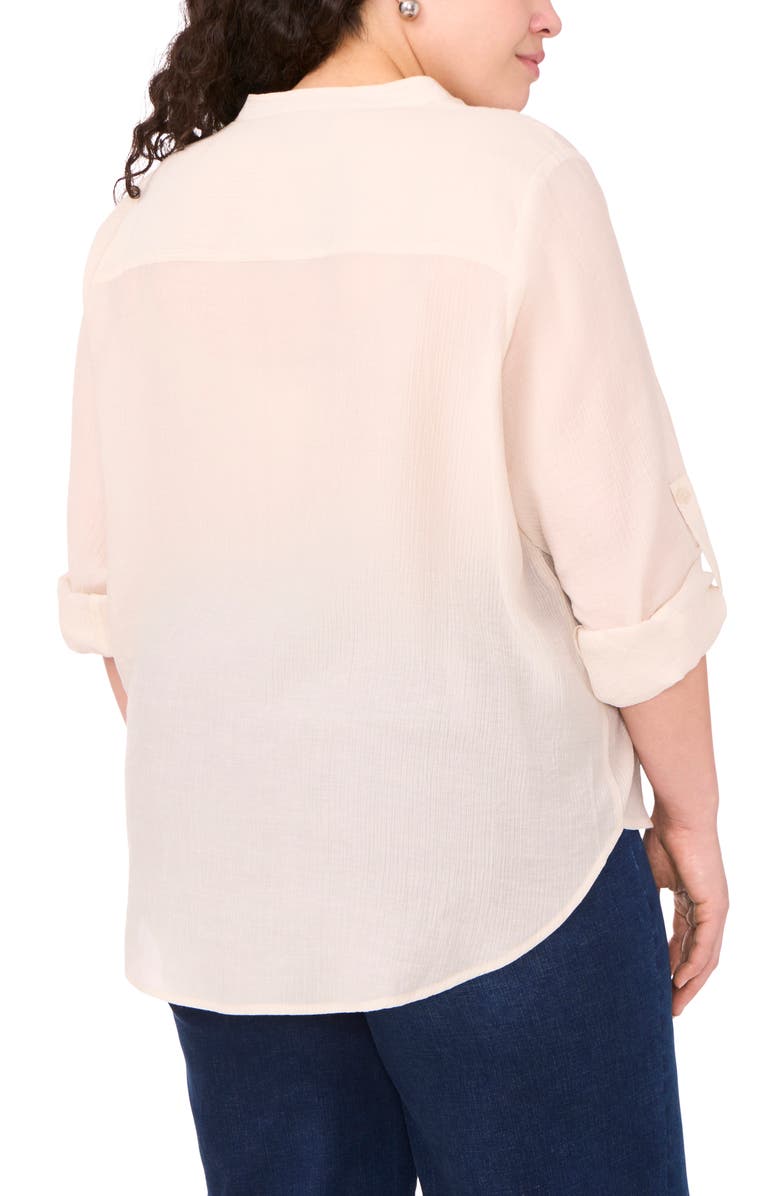 Halogen<sup>®</sup> Textured Utility Shirt, Alternate, color, Birch