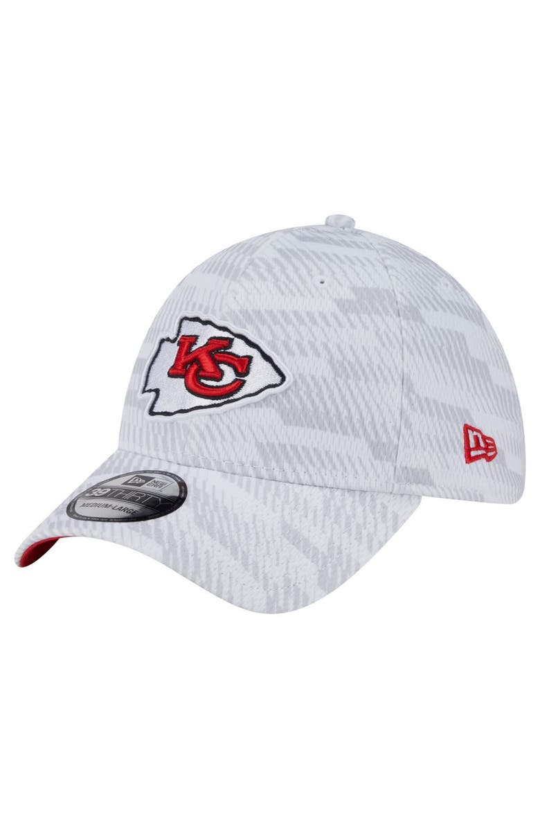 New Era Men's New Era  White Kansas City Chiefs Gameday Graded 39THIRTY Flex Hat, Main, color, 