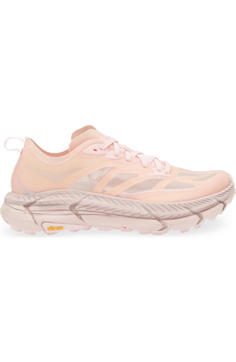HOKA Mafate Speed 4 Lite Trail Sneaker, Alternate, color, Rose Tea / Rose Latte