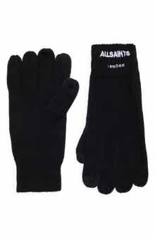 AllSaints Logo Gloves