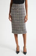 L'AGENCE Tai Tweed Midi Skirt
